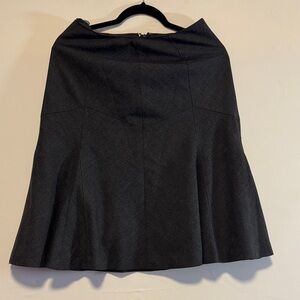 Elegant Charcoal Grey Women's Skirt